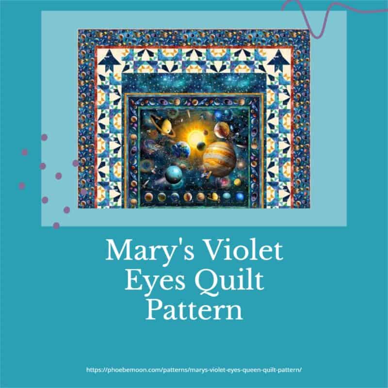 Mary's Violet Eyes Quilt Pattern 2