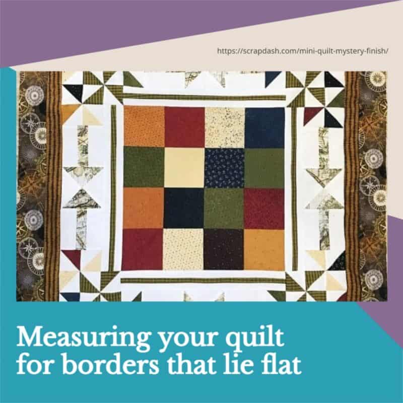 Measuring your quilt for borders that lie flat 2
